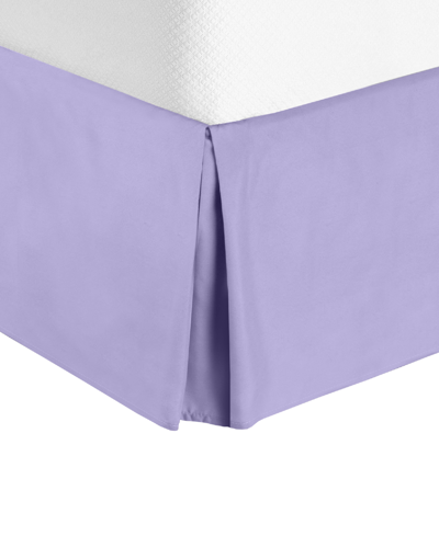 Nestl Bedding Premium 14" Tailored Drop Bedskirt, Queen In Lavender