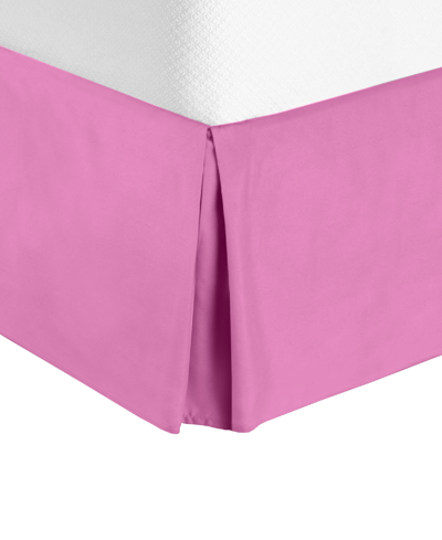 Nestl Bedding Bedding 14" Tailored Drop Premium Bedskirt, Full In Light Pink