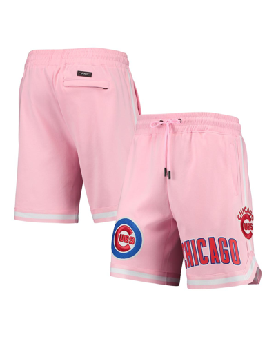 Pro Standard Men's  Pink Chicago Cubs Logo Club Shorts