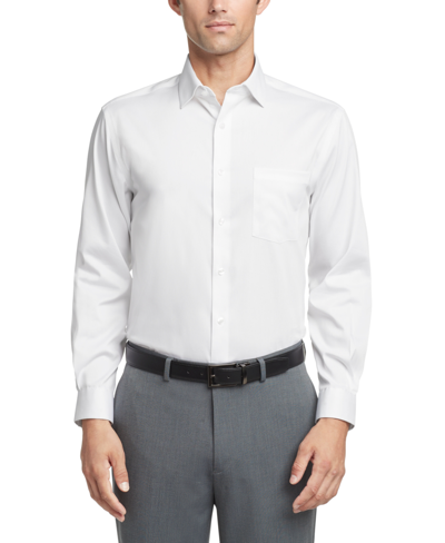 Van Heusen Men's Flex Collar Regular Fit Dress Shirt In White