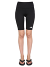 The North Face Logo Print Cyclist Bermuda In Black