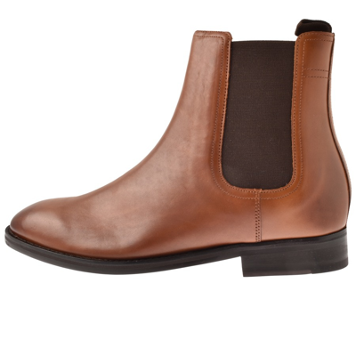 Ted Baker Maisonn Leather Chelsea Boots In Brown