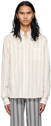 MARYAM NASSIR ZADEH SSENSE EXCLUSIVE WHITE COTTON SHIRT