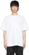 44 Label Group Round Neck Short-sleeved T-shirt In White