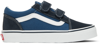 Vans Old Skool Suede And Canvas Trainers 1-4 Years In Navy/true White