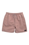 Rip Curl Kids' Bondie Volley Shorts In Mushroom
