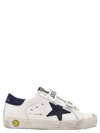 Golden Goose Old School Leather Low-top Sneakers In White