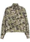 Woolrich Wilderness Camouflage-print Shirt In Green Flower Camou