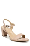 Naturalizer Bristol Block Heel Sandal In Creme Brulee