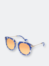 Bertha Sunglasses Bertha Aaliyah Polarized Sunglasses In Blue