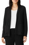 EILEEN FISHER KNIT ORGANIC COTTON BLAZER