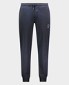 Paul & Shark Super Soft Stretch Sweatpants With Reflex Logo In Blue