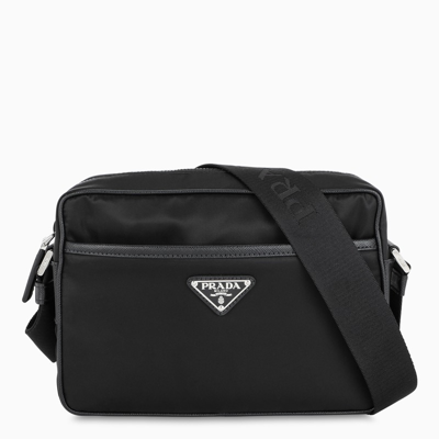 Prada Black Re-nylon Messenger Bag