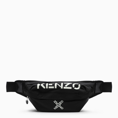 Kenzo Logo-print Bumbag In Black