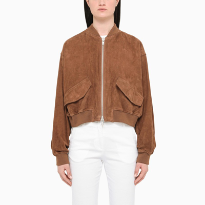 Swd By S.w.o.r.d. Brown Suede Short Jacket