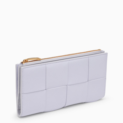 Bottega Veneta Mirth Washed Zipped Bi-fold Wallet In Pink