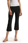 Commando Neoprene Flare Crop Leggings In Black