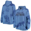 PROFILE NAVY HOUSTON ASTROS PLUS SIZE CLOUD PULLOVER HOODIE