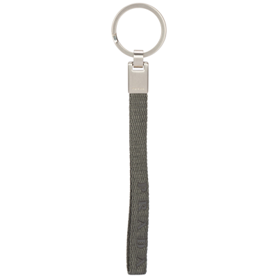 Prada Men's Keychain Keyring   Luna Rossa In Grey