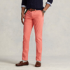 Polo Ralph Lauren Stretch Straight Fit Washed Chino Pant In Deep Mango