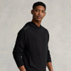Ralph Lauren French Terry Hoodie In Polo Black