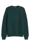 Apc Ludo Fisherman Sweater In Heathered Green