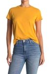 Madewell Vintage Crew Neck Cotton T-shirt In Golden Plume