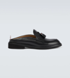 THOM BROWNE LEATHER LOAFER MULE