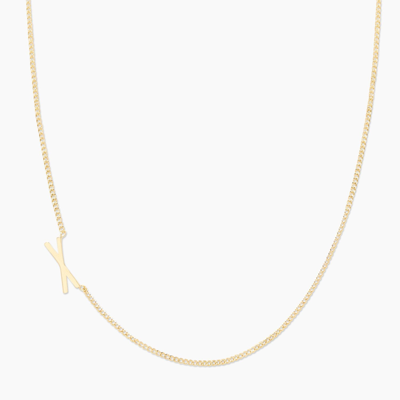 Gorjana Wilder Alphabet Necklace Bundle In Gold/x, Women's By