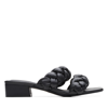 Clarks Seren 25 Braid Slide Sandal In Black