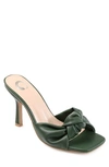 Journee Collection Women's Diorra Knotted Sandals In Green