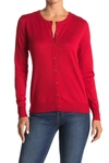 By Design Lightweight Garden Cardigan In Chinese Red
