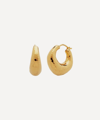 Monica Vinader Deia Recycled 18ct Yellow Gold-plated Vermeil Sterling-silver Hoop Earrings In Gold