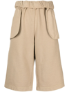 DION LEE COTTON KNEE-LENGTH SHORTS
