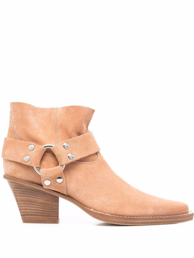 Paris Texas Austin Suede Ankle Boots - Atterley In Brown