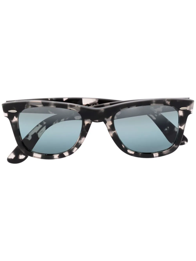 Ray Ban Tortoiseshell Wayfarer Sunglasses In Schwarz