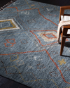 Ralph Lauren Nahla Blue Hand-knotted Rug, 9' X 12' In Denim