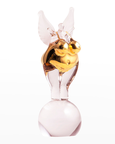 Kosta Boda Golden Angel Crystal Objet