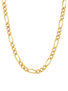 Saks Fifth Avenue Made In Italy Men's Basic 18k Goldplated Sterling Silver Figaro Chain Necklace/18" In Silver