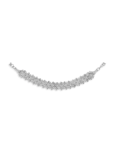 Diana M Jewels Women's 14k White Gold & 3 Tcw Diamond Bracelet