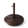 Frontgate 100 Lbs Umbrella Base, Ribbed Wheeled Base For 7-1/2' To 11' Umbrellas