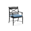Frontgate Single-piped Outdoor Chair Cushion In Resort Stripe Gingko Rain