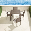 Frontgate Newport 5-pc. Sq. Aluminum Dining Set