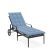 Frontgate Tufted Outdoor Chaise Cushion In Melon