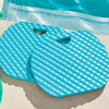 Frontgate Set Of 2 Poolside Seats With Handles In Blue