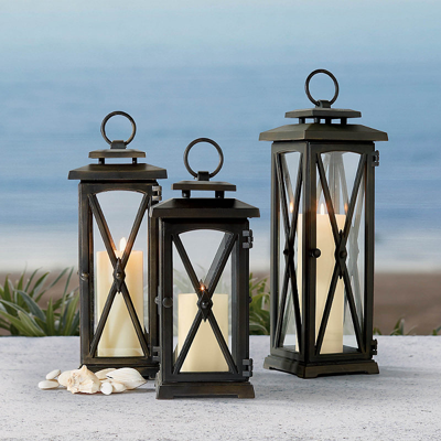 Frontgate Normandy Lantern In Black