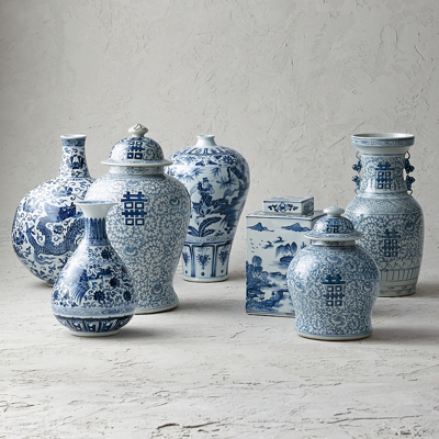 Frontgate Blue Ming Large Ceramic Collection