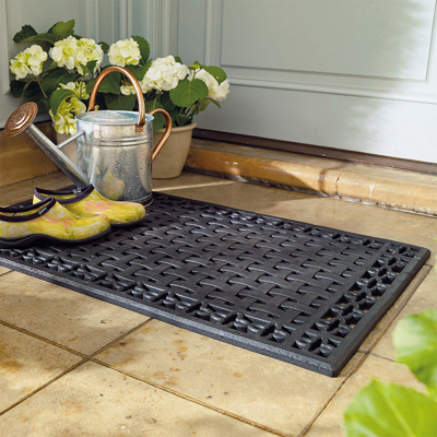 Frontgate Lattice Rubber Door Mat