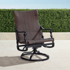 Frontgate Set Of 2 Carlisle Woven Swivel Rocker Lounge Chairs