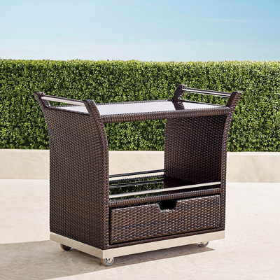 Frontgate Ultimate Serving Cart In Bronze